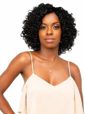 FEMI COLLECTION EDGE 9S OPRAH CURL NATURAL BLACK UNPROCESSED HUMAN HAIR 180G